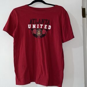 Atlanta United Women’s Red Short Sleeve T Sz XL